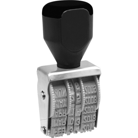 Qwikmark Number Stamp, Rubber, Heavy Duty, Size 2, Gray 4PK USSRD020